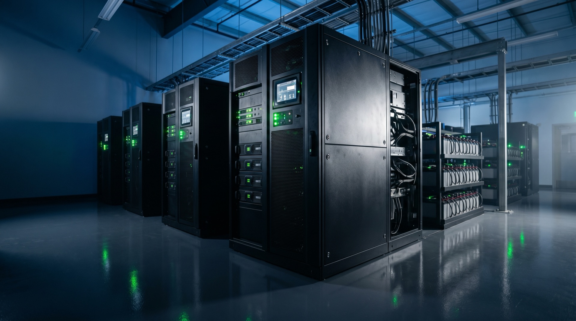 Gabinetes UPS de alta capacidad para misión crítica — SOLUTEC